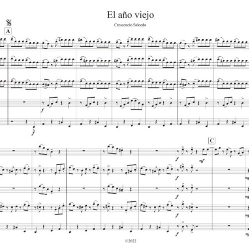 El año viejo - Sax quintet EL AÑO VIEJO - SAX QUINTET