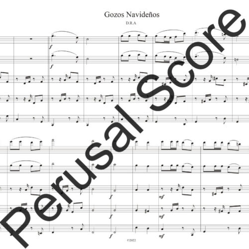 Gozos para novena de aguinaldos (Woodwind quintet) GOZOS PARA LA NOVENA DE AGUINALDOS (Woodwind quintet)