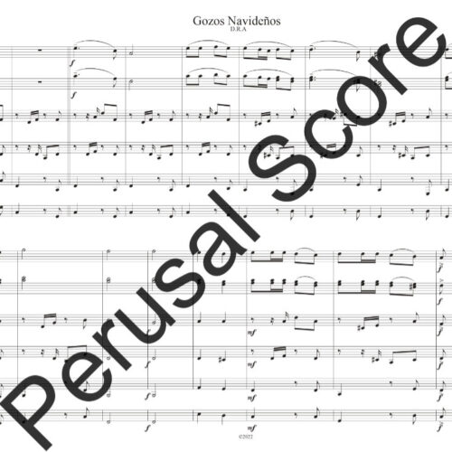 Gozoz para novena de aguinaldos (ensamble de clarinetes) GOZO PARA LA NOVENA DE AGUINALDOS (ensamble clarinetes)