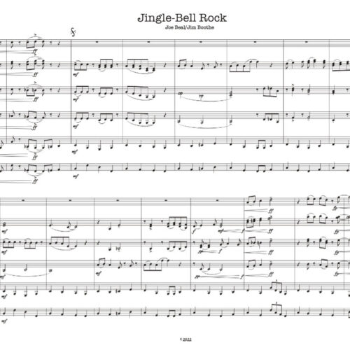 Jingle Bell Rock - Clarinet Ensemble JINGLE BELL ROCK (Clarinet Ensemble)